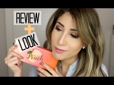 Paleta SWEET PEACH de TOO FACED (Review + swatches + look)
