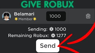 How To Give Robux To Friends in Roblox (Without Group, Donate to Anyone Easily) [2023] ✅