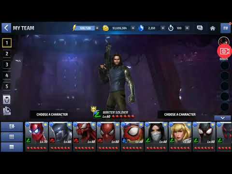 Shadowland Solo Winter Soldier Infinity War vs. Wiccan Boss Rumble Floor 5 Marvel Future Fight