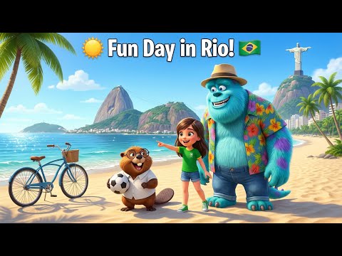 🌞 Rio de Janeiro Adventure for Kids (Interactive Learning & Movement!) 🇧🇷