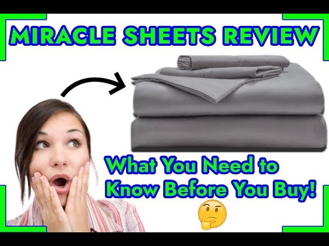 🔥✅Miracle Sheets Review - SLEEP COMFORTABLY FOR A CHANGE WITH MIRACLE SHEETS - Honest Reviews