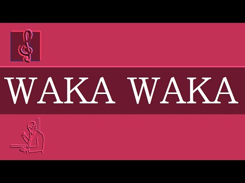 Guitar Mandolin Ukulele Banjo Chords Tutorial - Shakira - Waka Waka (Sheet music - Guitar chords)