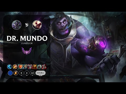 Dr. Mundo Jungle vs Lee Sin - EUW Master Patch 13.9