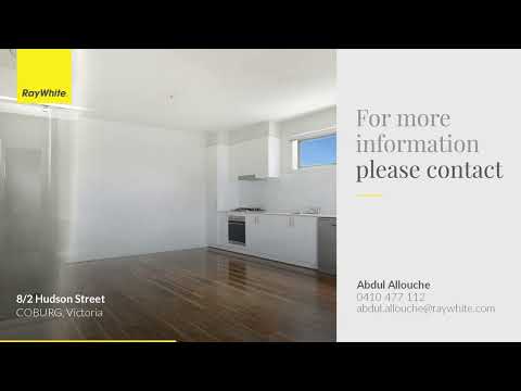 8/2 Hudson Street, Coburg, VIC 3058, 2 slaapkamers, 2 badkamers, Apartment