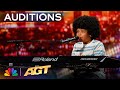 9 Year Old Journeyy Sings Original Song Paradise Auditions AGT 2024