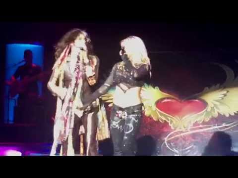 Steven Tyler and Britney Spears Tribute perform Walk This Way