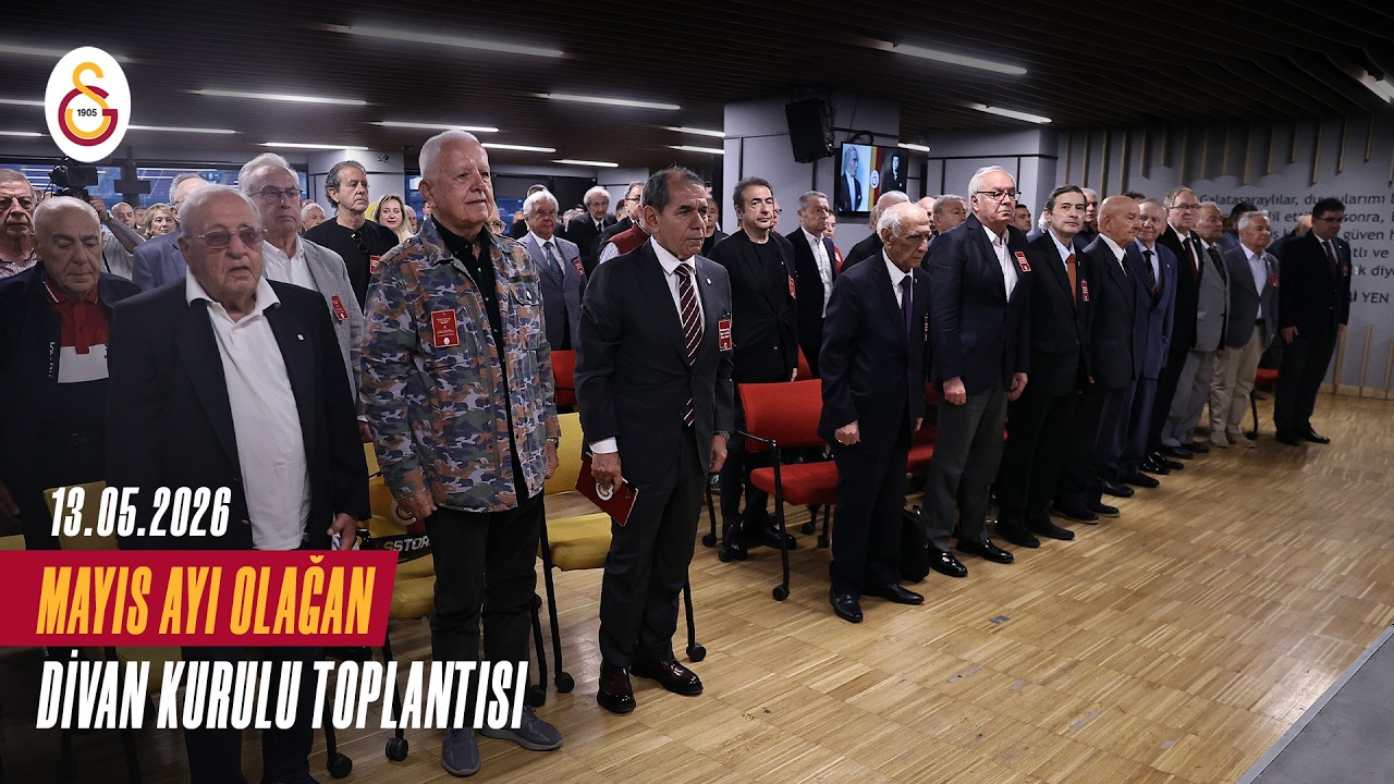🔴 Galatasaray Spor Kulübü Divan Kurulu Mayıs Ayı Olağan Toplantısı