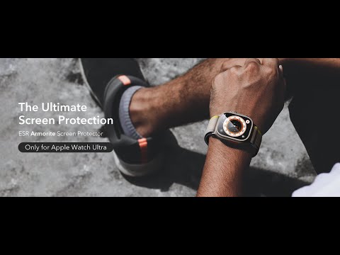 Protégez votre Apple Watch Ultra tout en conservant son look d’origine avec le Protecteur d’écran ESR Armorite