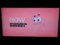 EXTREMELY RARE NickToons UK Now We Re Back To SpongeBob SquarePants Weekend