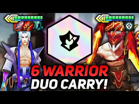 6 WARRIOR 3 STAR YONE AND OLAF DUO CARRIES DEMOLISH ENEMY TEAM!! | Teamfight Tactics Patch 12.11