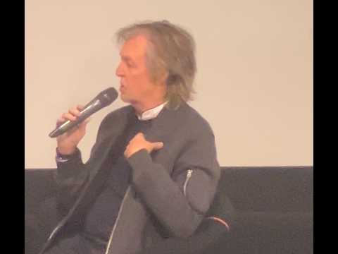 Man on the Run Premiere. Q&A Paul McCartney and Morgan Neville #paulmccartney #manontherun
