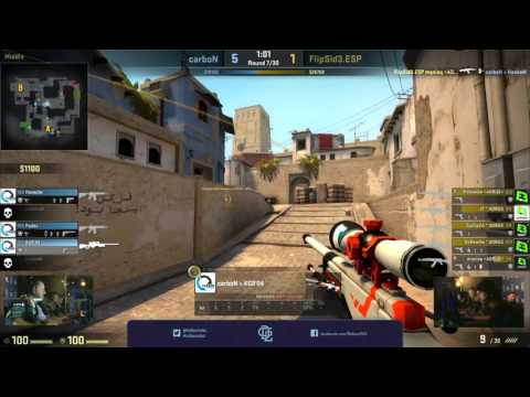 FlipSid3.ESP vs Carbon Esports [ Map 2/3 de_mirage ] - DGL Masters @rAge Expo