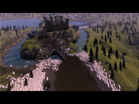 EASTERLINGS + ORCS + MÛMAKIL LAY SIEGE TO CASTLE - UEBS MODS - Ultimate Epic Battle Simulator