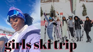 SKI TRIP VLOG | I almost broke my leg *so embarrassing* 🤦🏾‍♀️