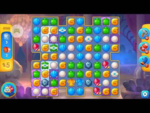 Fishdom level 6100 with a puzzle (с головоломкой)