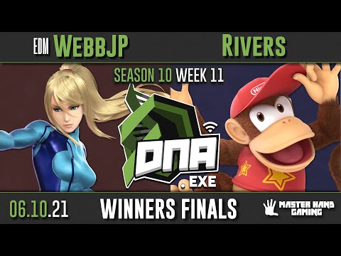 DNA.EXE S10:W11 - EDM | WebbJP (Zero Suit Samus) Vs. Rivers (Diddy Kong) - Winners Finals