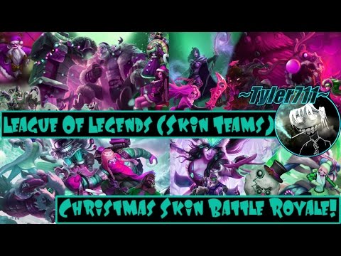 League Of Legends Christmas Skin Battles!