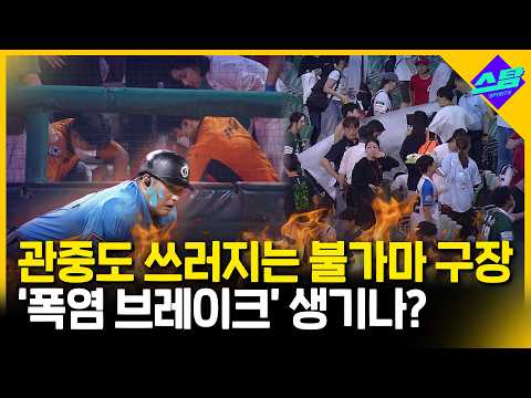 인천서만 25명 쓰러졌다...끝내 초유의 전경기 폭염취소