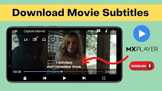 Download/Add Subtitles to Movies on Android using MX Player