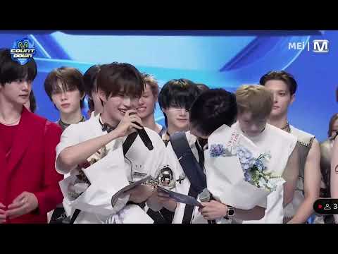 250904 BND BOYNEXTDOOR JAEHYUN & ZB1 ZEROBASEONE HANBIN MC LAST GOODBYE SPEECH ON MNET M COUNTDOWN