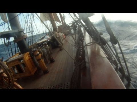 Hurricane Sandy Sinks Replica Three-mast Ship; Helicopter Rescue Saves Stranded Passengers