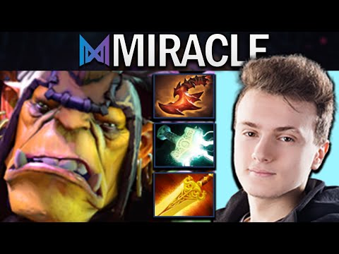 Alchemist Dota 2 Gameplay Miracle with Mjolnir - 1100 GPM