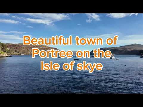walking tour of the Isle of skye capital Portree