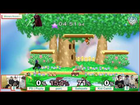 HFLAN Melee Edition 2020+1 - Salepate & porc vs. Psylo & Kid Candi - Doubles Winners Round 1