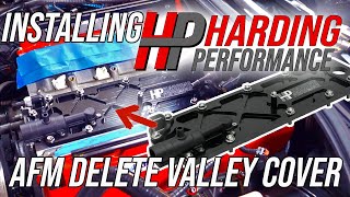 INSTALLING THE HARDING PERFORMANCE AFM DELETE VALLEY COVER ON A C7 CORVETTE Z06 LT4