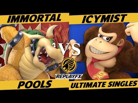 ReplayFX Smash Ultimate A4 Pools: Immortal (Bowser) vs. Icymist (Donkey Kong)