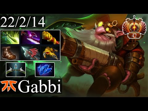 Fnatic.Gabbi - Sniper | Carry Gameplay Dota 2 Patch 7.32d