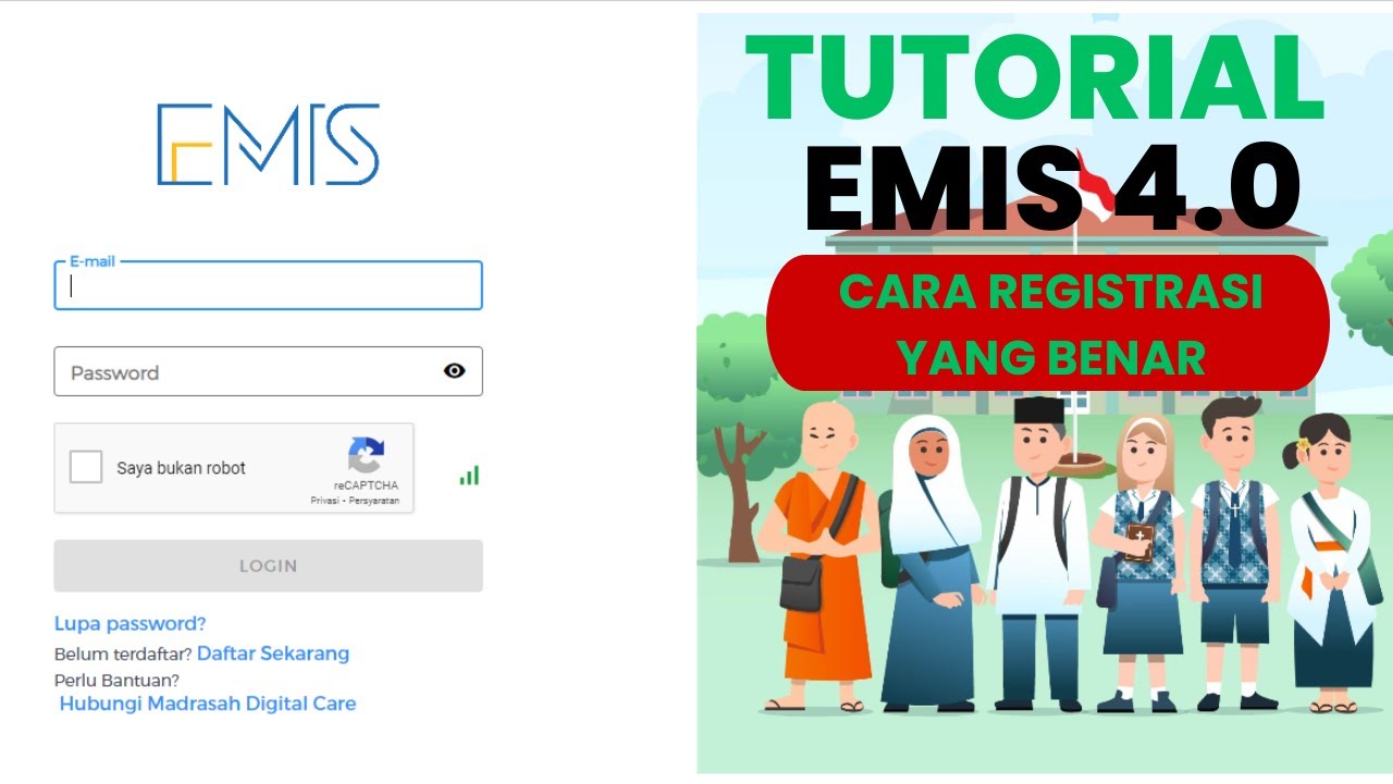 Tutorial Emis 4.0 | Cara Registrasi/Daftar Emis 4.0 yang benar