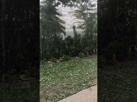 Granizos en Lo Barnechea de Santiago hoy 31.01.2026