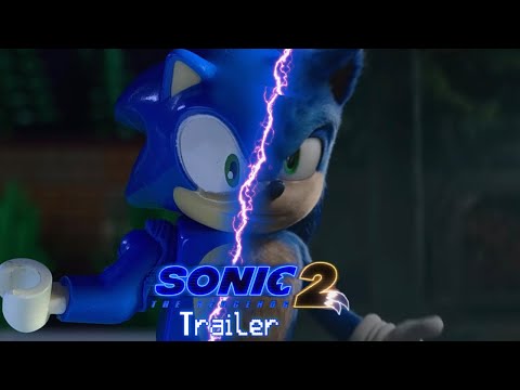 Sonic The Hedgehog 2 Trailer in LEGO Side by Side Comparison