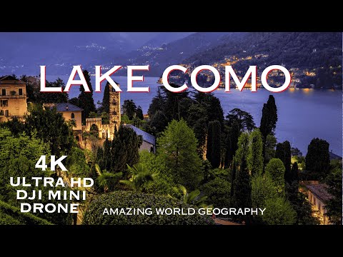 Lake Como 4K UHD | Scenic Relaxation Film with Calming Music | Italy Nature & Villages Drone Video