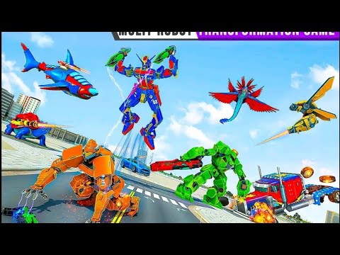 Shark robot Car gameplay android, iOS