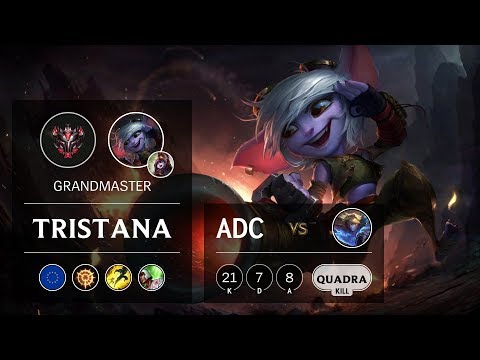 Tristana ADC vs Ezreal - EUW Grandmaster Patch 9.9