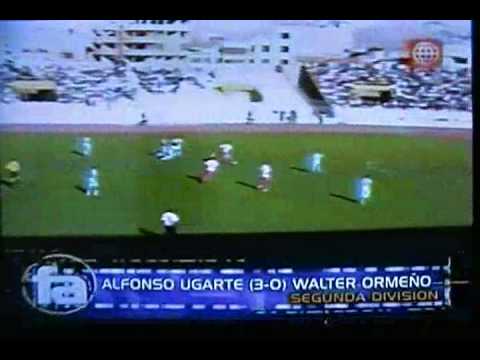 WALTER ORMEÑO 0 ALFONSO UGARTE 3