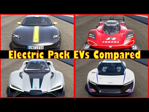 Project Cars 3 Electric Pack | All Electric Cars Compared |Stock vs Tuned