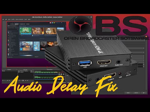 Simple Way To FIX OBS Audio Delay with Capture Card