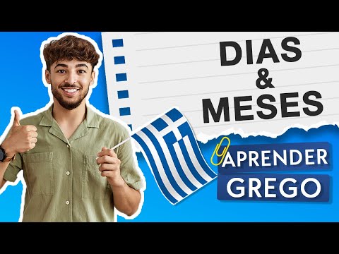 DIAS DA SEMANA & MESES 🇬🇷 APRENDER GREGO