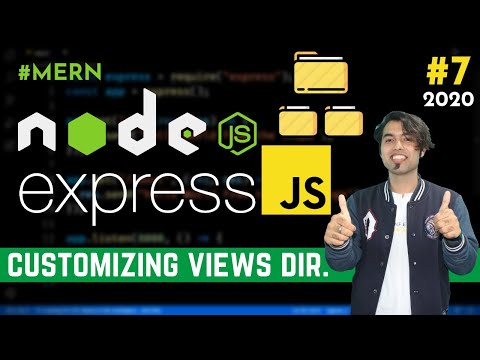  7 Customizing the Views Directory in Express JS | Dynamic Data Folder in Express in Hindi