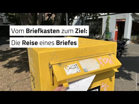 Die Reise eines Briefes: Start im Briefkasten