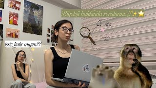 Biyoloji Yazılır Mı? | merak ettiğiniz sorular ✨⭐️🌻