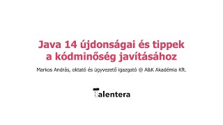 Java 14 újdonságai és a kódminőség javítása -Talentera BeerUp7