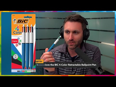 Why broadcasters LOVE this pen (Bic 4-color)
