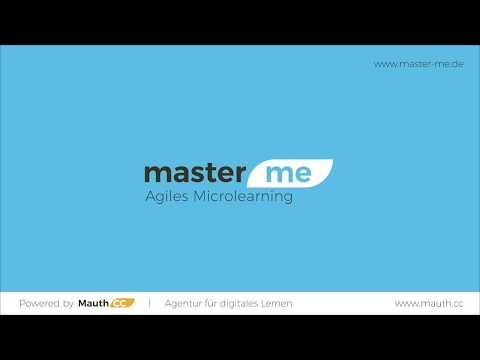 Haben Sie schon etwas vom agilen Microlearning gehört? Mit 2-3 Minuten täglich zum Lernerfolg? MasterMe macht's möglich. Die agile Microlearning-Plattform versorgt Ihre Lernende mit passenden Lerninhalten - auf jedem Gerät und zu jeder Zeit.