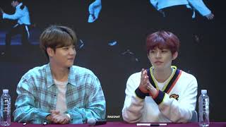 190421 온앤오프(ONF) 대전 팬사인회 / 효진이와 창윤이의 I DO