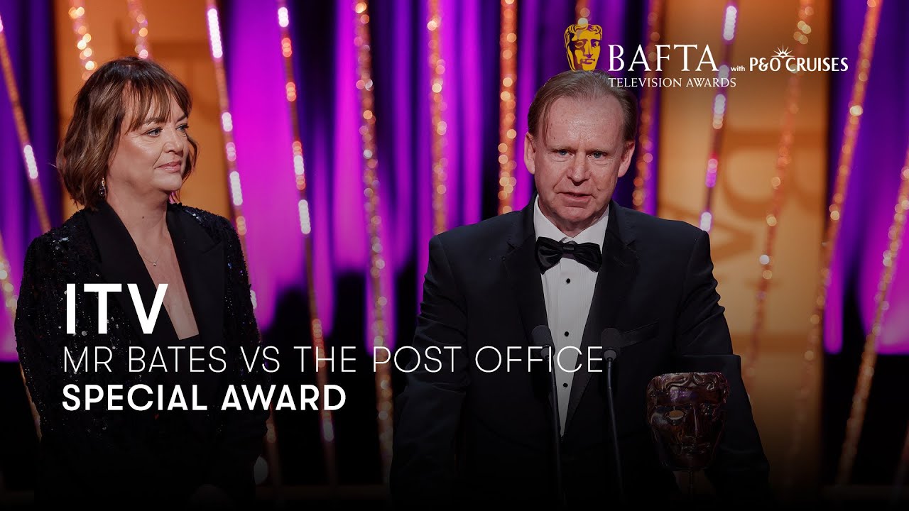 ITV is awarded the BAFTA Special Award for commissioning Mr Bates Vs The Post Office | BAFTA
