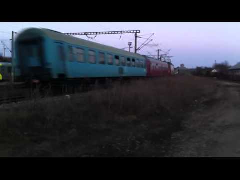 R5744 Vatra Dornei - Suceava intra in statia Suceava Nord, filmat cu Iphone4 a lui Viorel